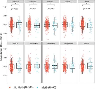 The Metabolic Syndrome Is Associated With Lower Cognitive Performance and Reduced White Matter Integrity in Midlife: The CARDIA Study